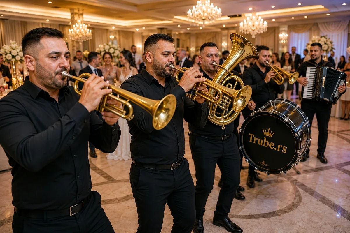 Trubački orkestar na svadbenom veselju