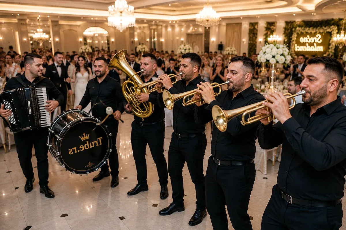 Trubački orkestar na rođendanu
