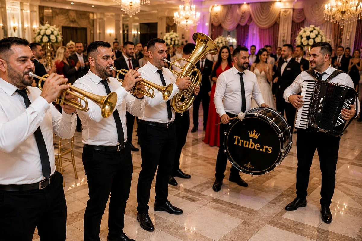 Vesela atmosfera uz trubače